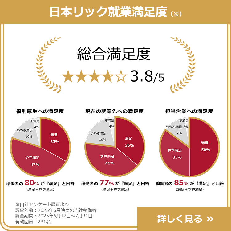 日本リックが選ばれる理由